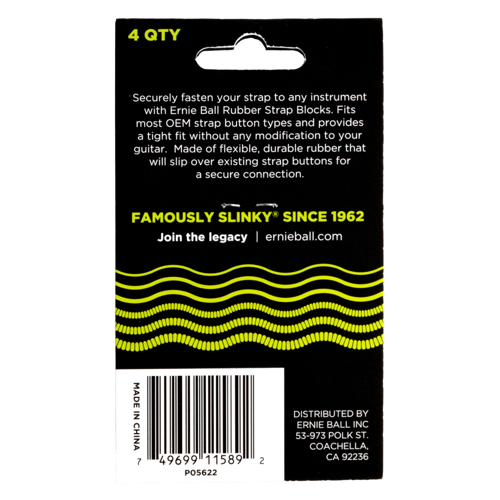 SEGURO CORREA ERNIE BALL 5622 - vista posterior