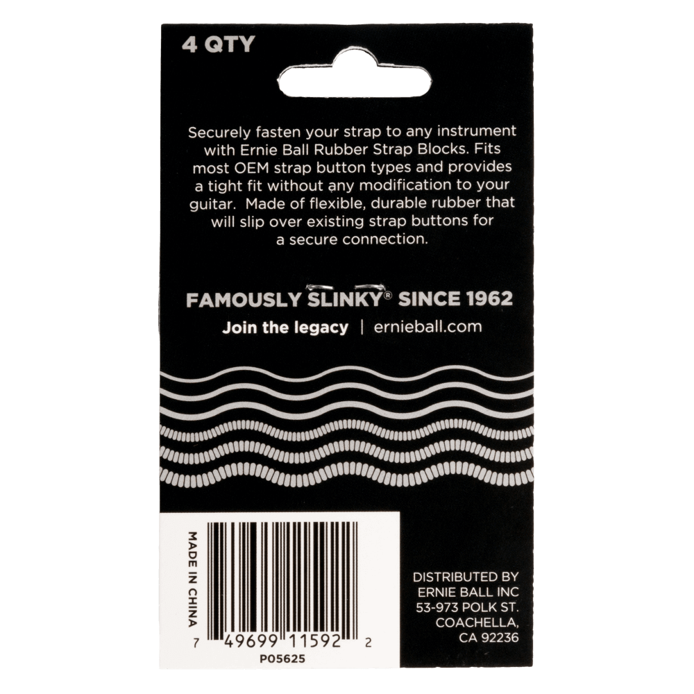 SEGURO CORREA ERNIE BALL 5625 - vista posterior