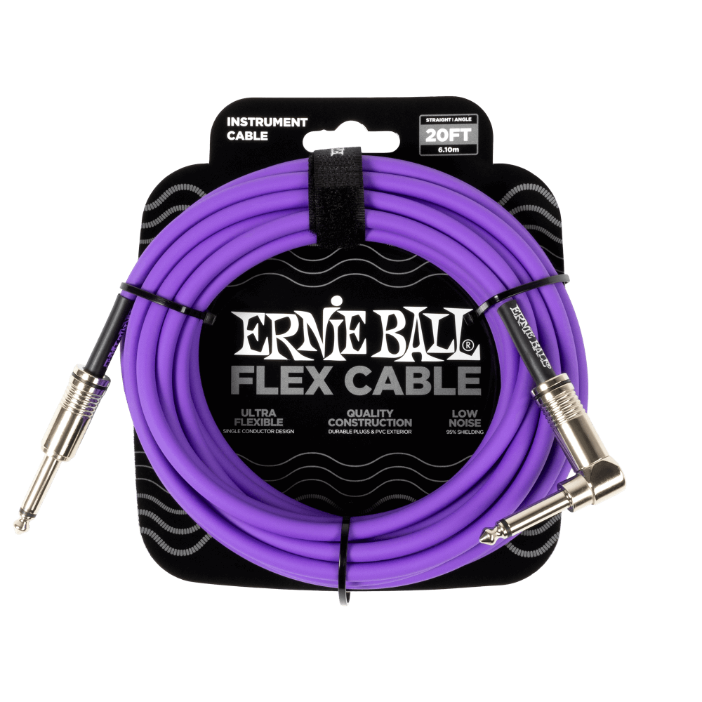 LINEA ERNIE BALL 0FT PO-6466 MORADA - vista frontal