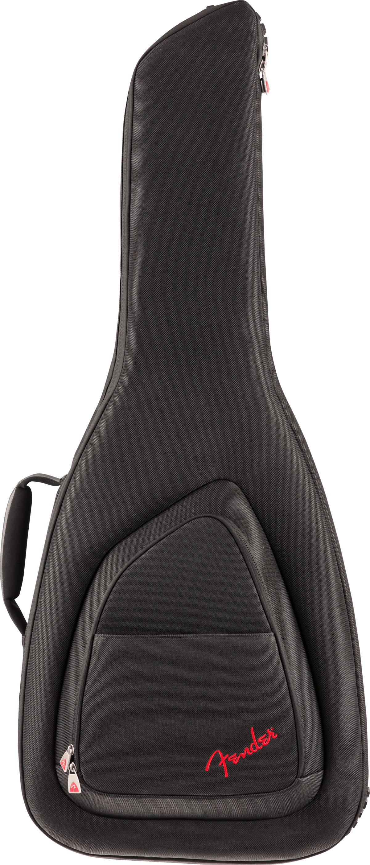 Funda Fender FE1225 para guitarra eléctrica negra, vista frontal