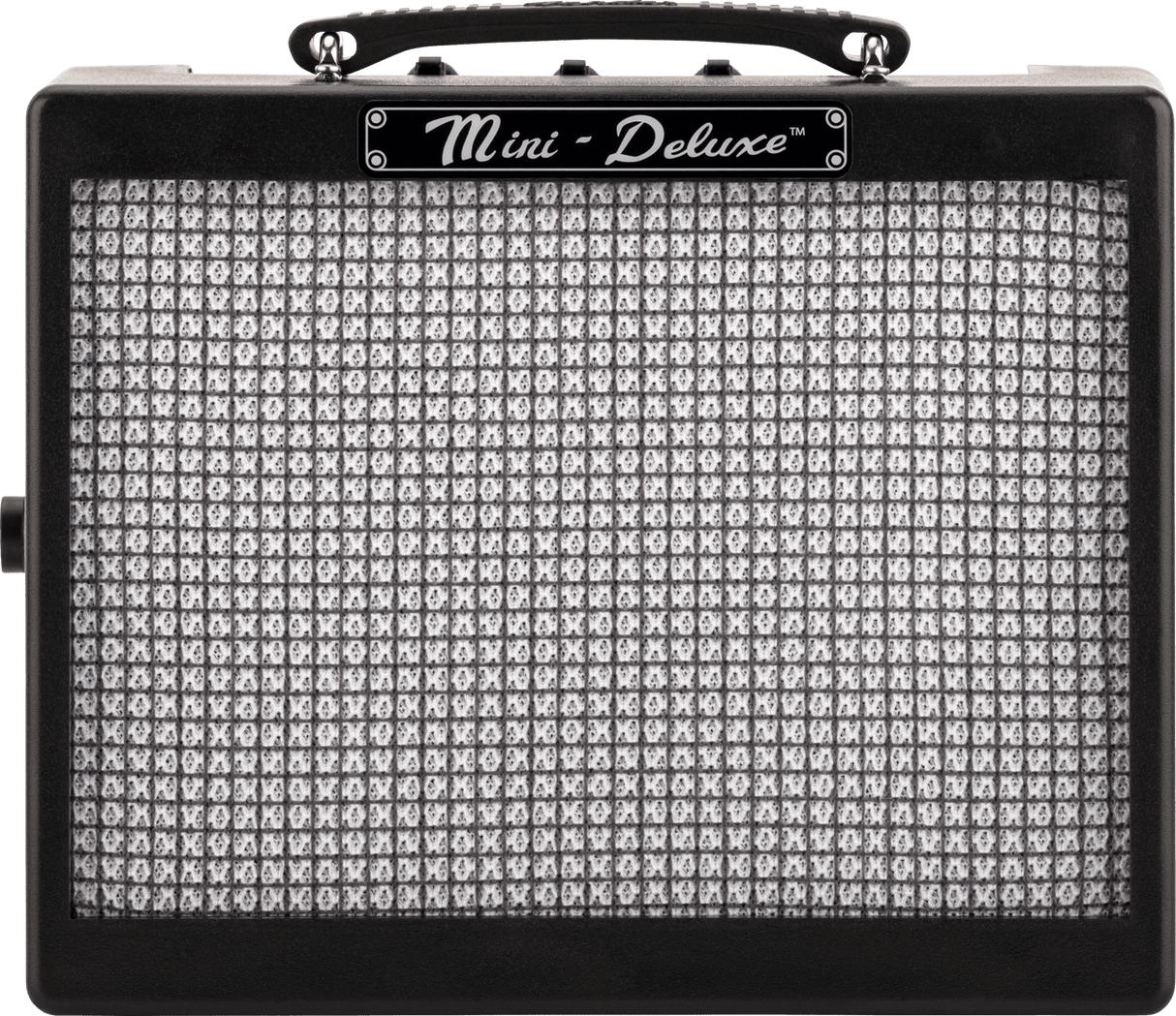 Mini amplificador Fender MD20 Mini Deluxe negro, vista frontal