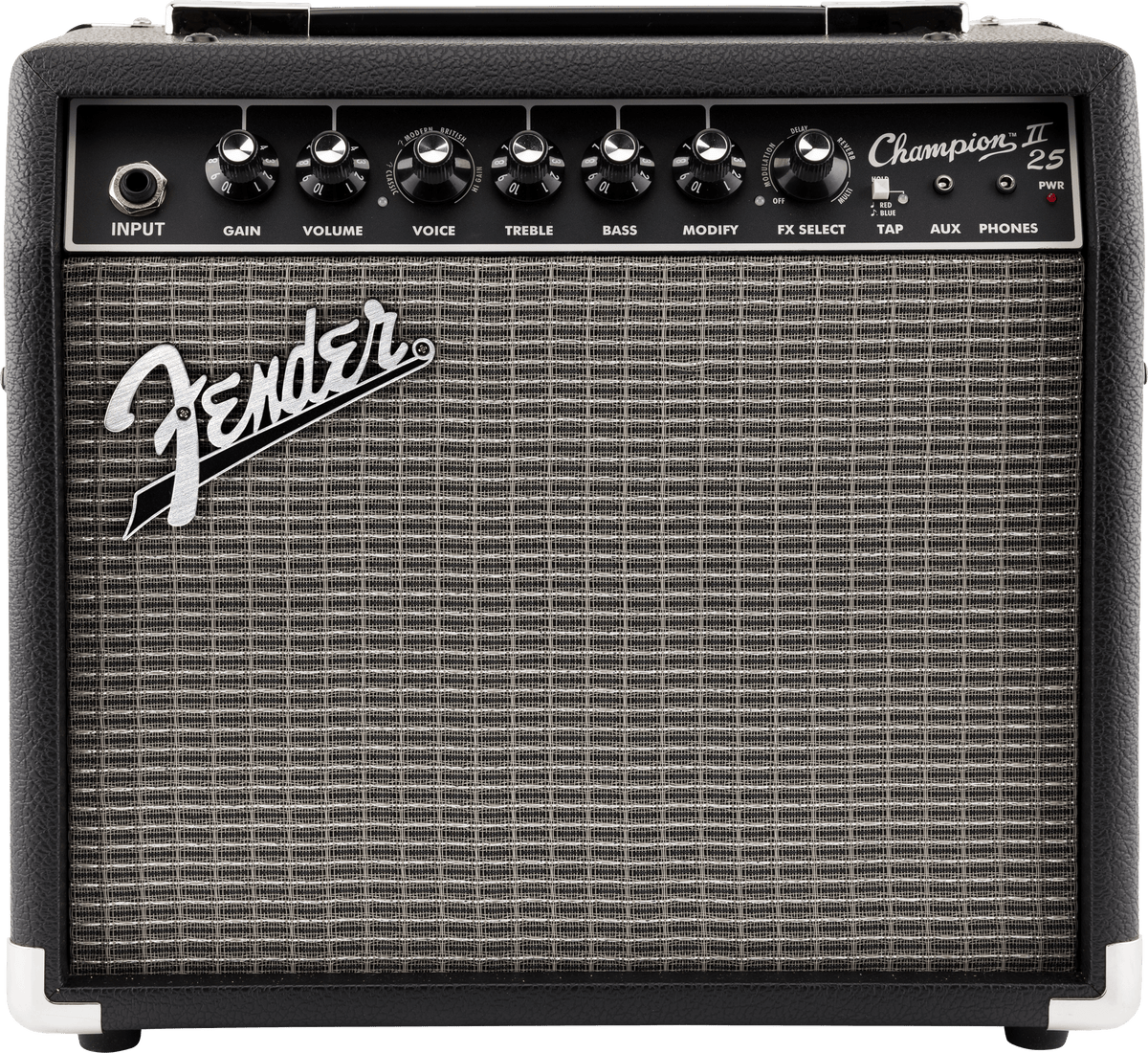 Amplificador Fender Champion II 25, vista frontal