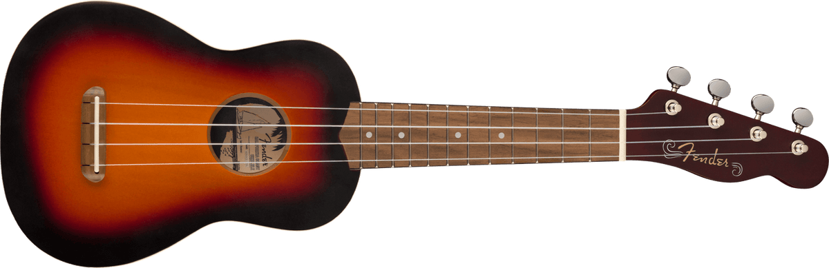 Ukulele Fender Venice Soprano, vista frontal