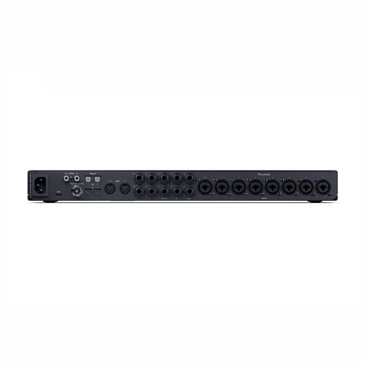 Focusrite Scarlett 18i20 4th Gen vista posterior