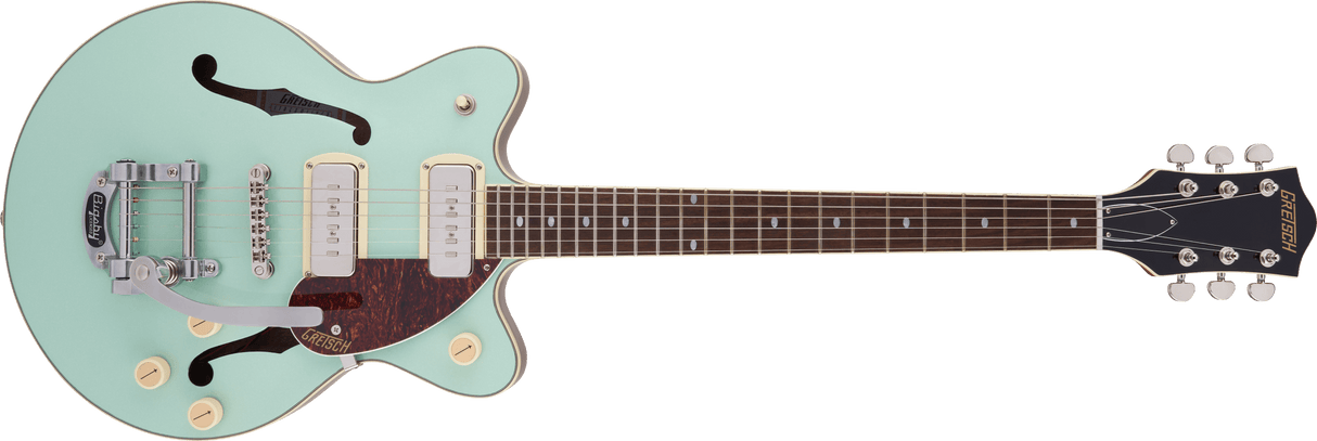 Guitarra eléctrica Gretsch G2655T-P90 Streamliner Two-Tone Mint Metallic, vista frontal