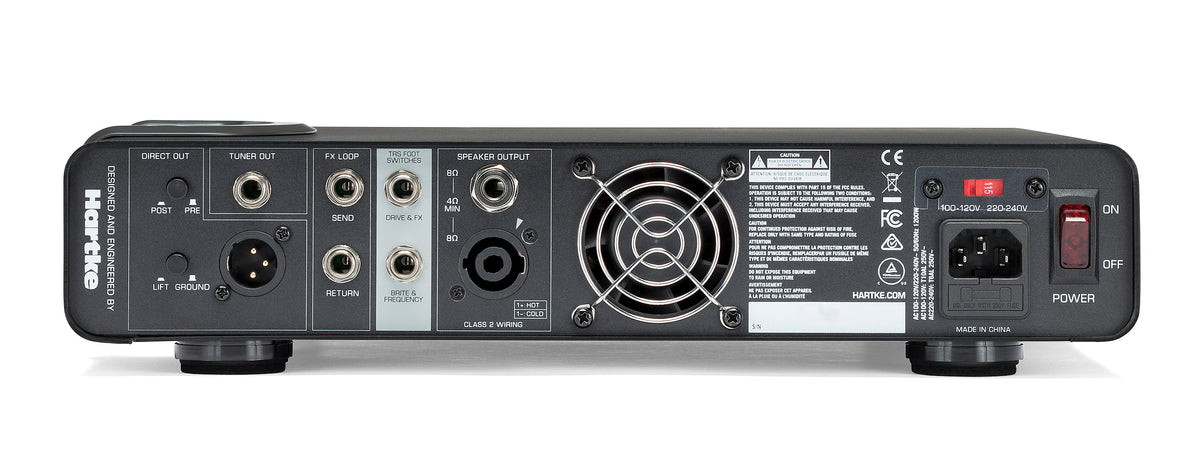 Hartke LX8500 vista posterior