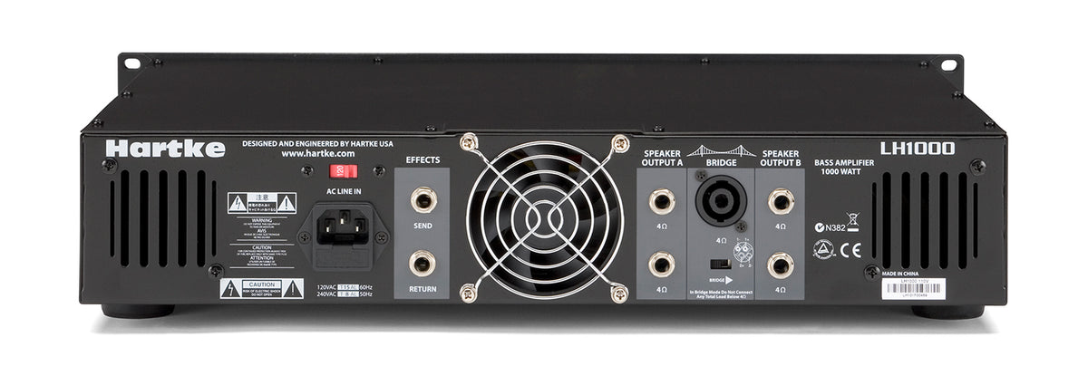 Hartke LH1000 vista posterior