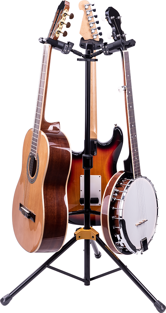 Base Hercules GS432B Plus para Tres Guitarras, vista principal