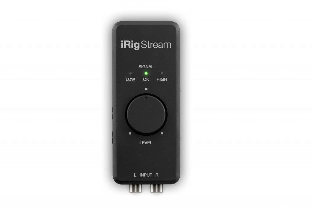 Interfaz IK Multimedia iRig Stream, vista principal