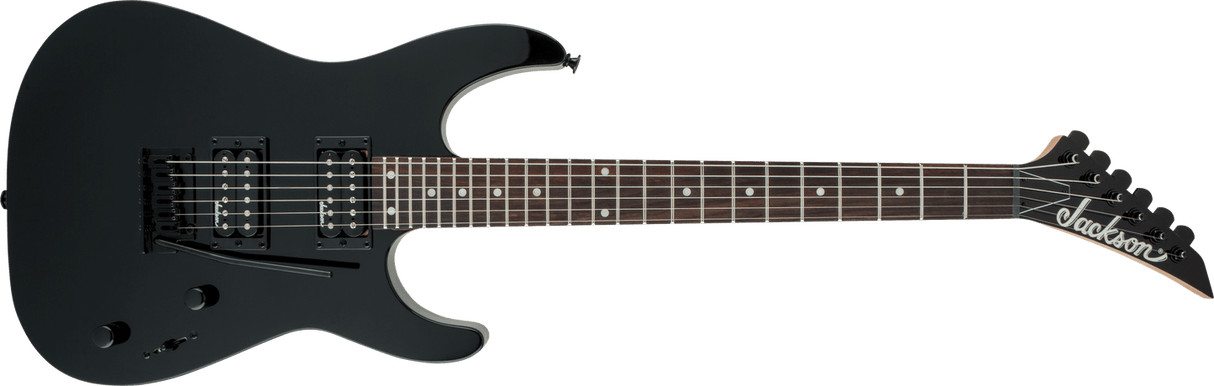 Jackson JS12 Dinky Gloss Black, vista frontal