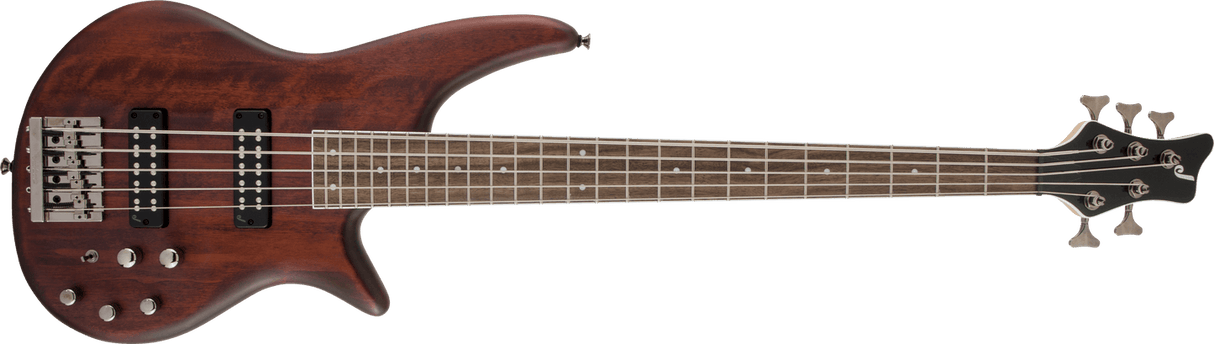 Jackson JS3V Spectra Bass Walnut Stain, vista frontal