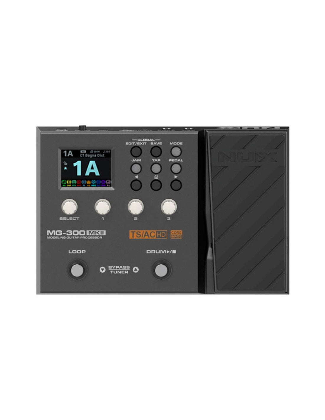 Pedalera multiefectos para guitarra NUX MG-300 MKII