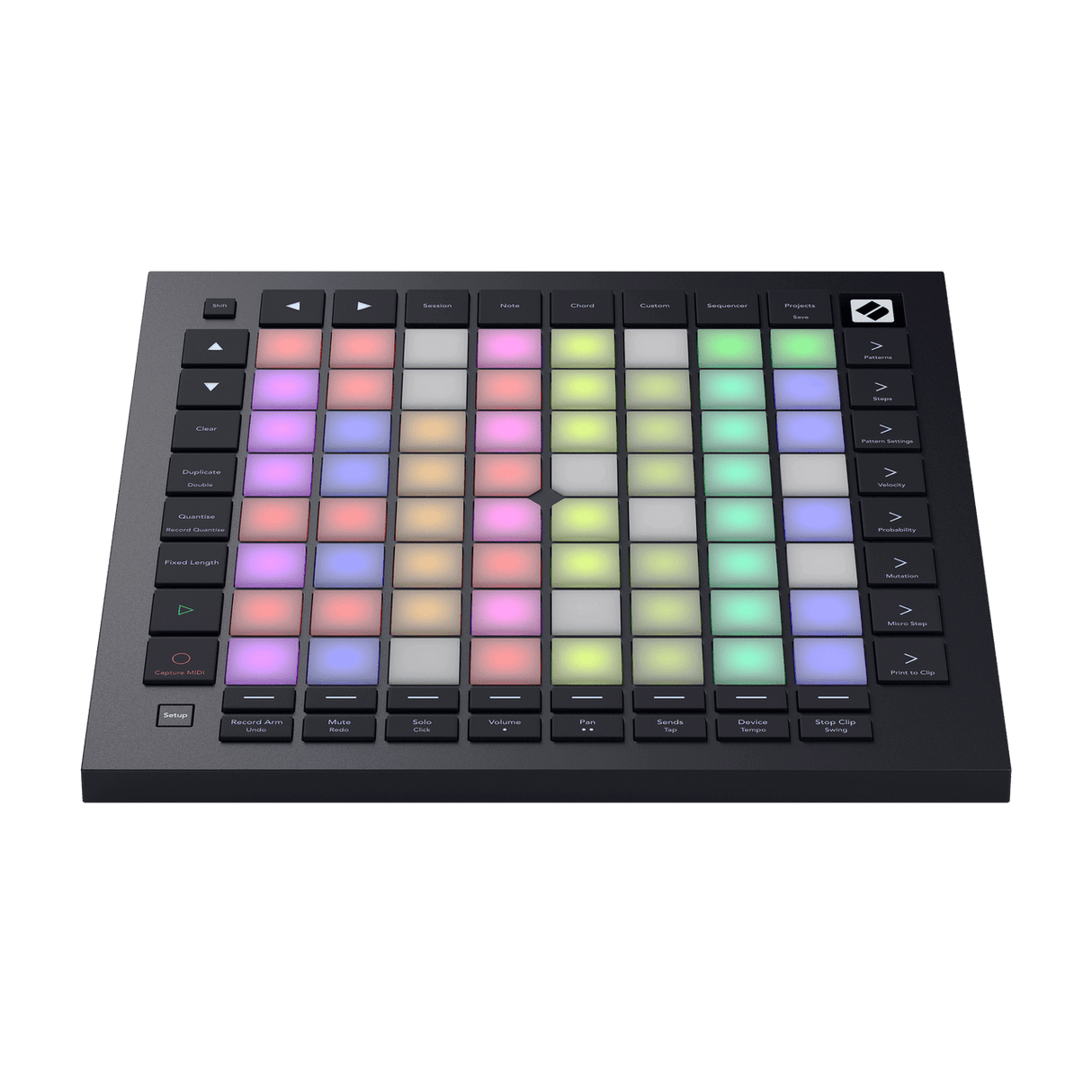 Novation Launchpad Pro MK3, vista frontal elevada