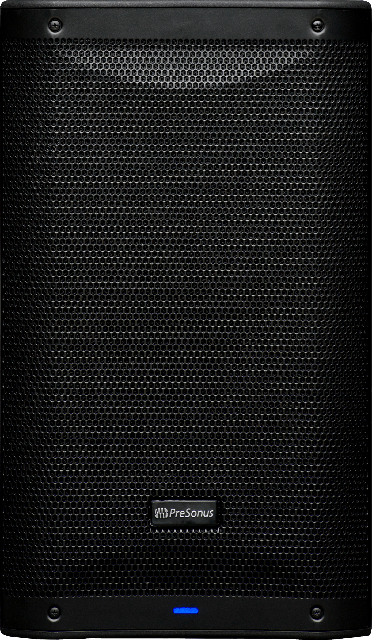 Cabina activa PreSonus AIR10 vista frontal completa sobre fondo blanco