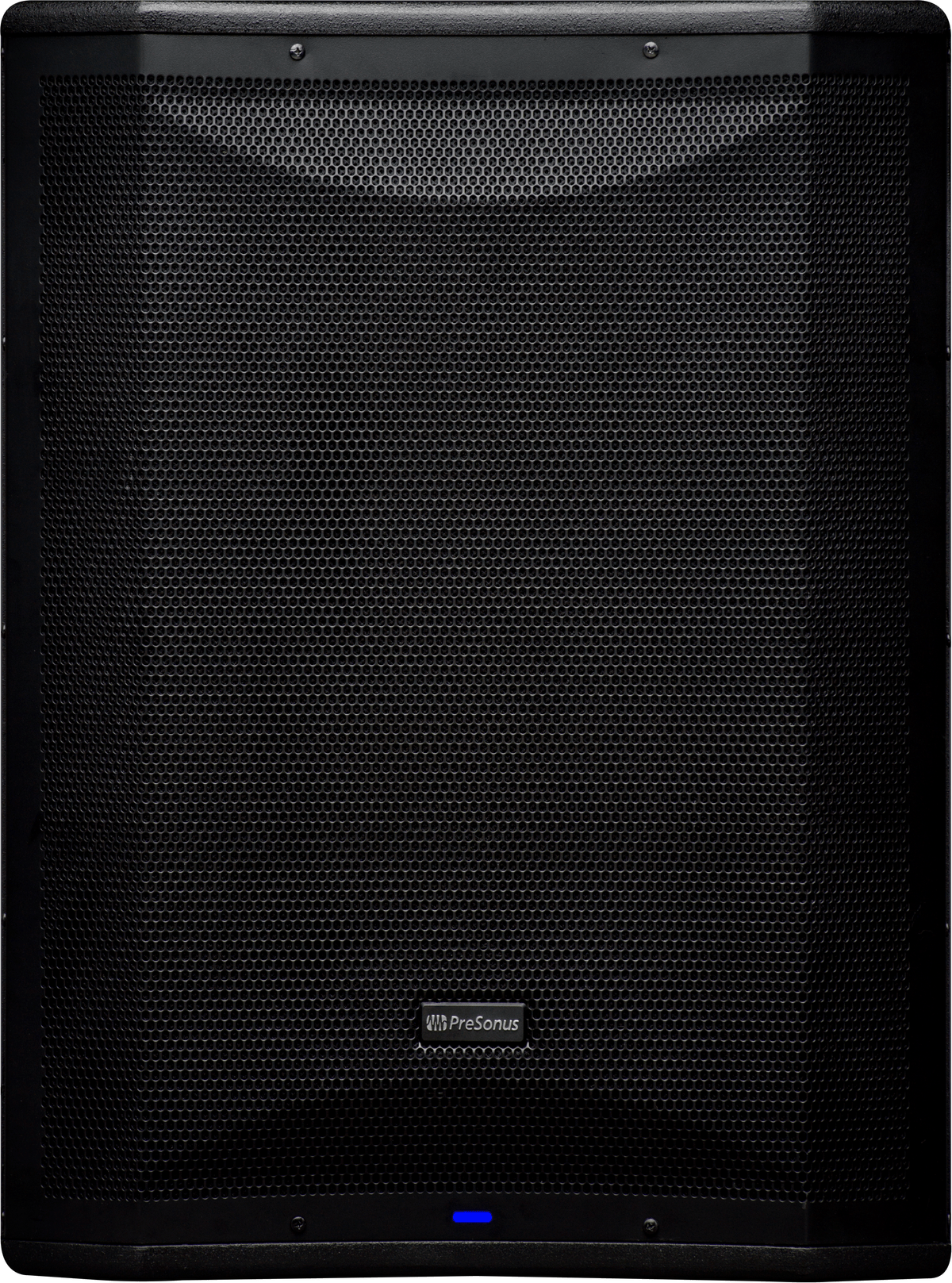 Subwoofer activo PreSonus AIR18S vista frontal completa sobre fondo blanco