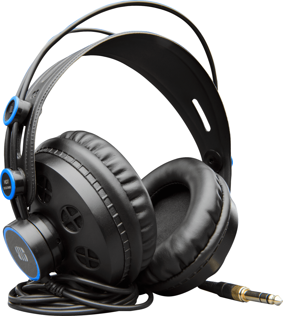 Audífonos PreSonus HD7 A vista secundaria completa sobre fondo blanco