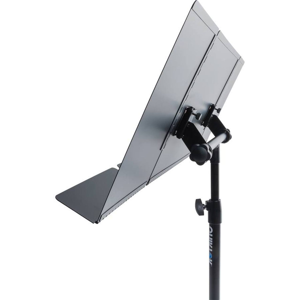 Detalle lateral y plegable del atril Quik Lok MS/320