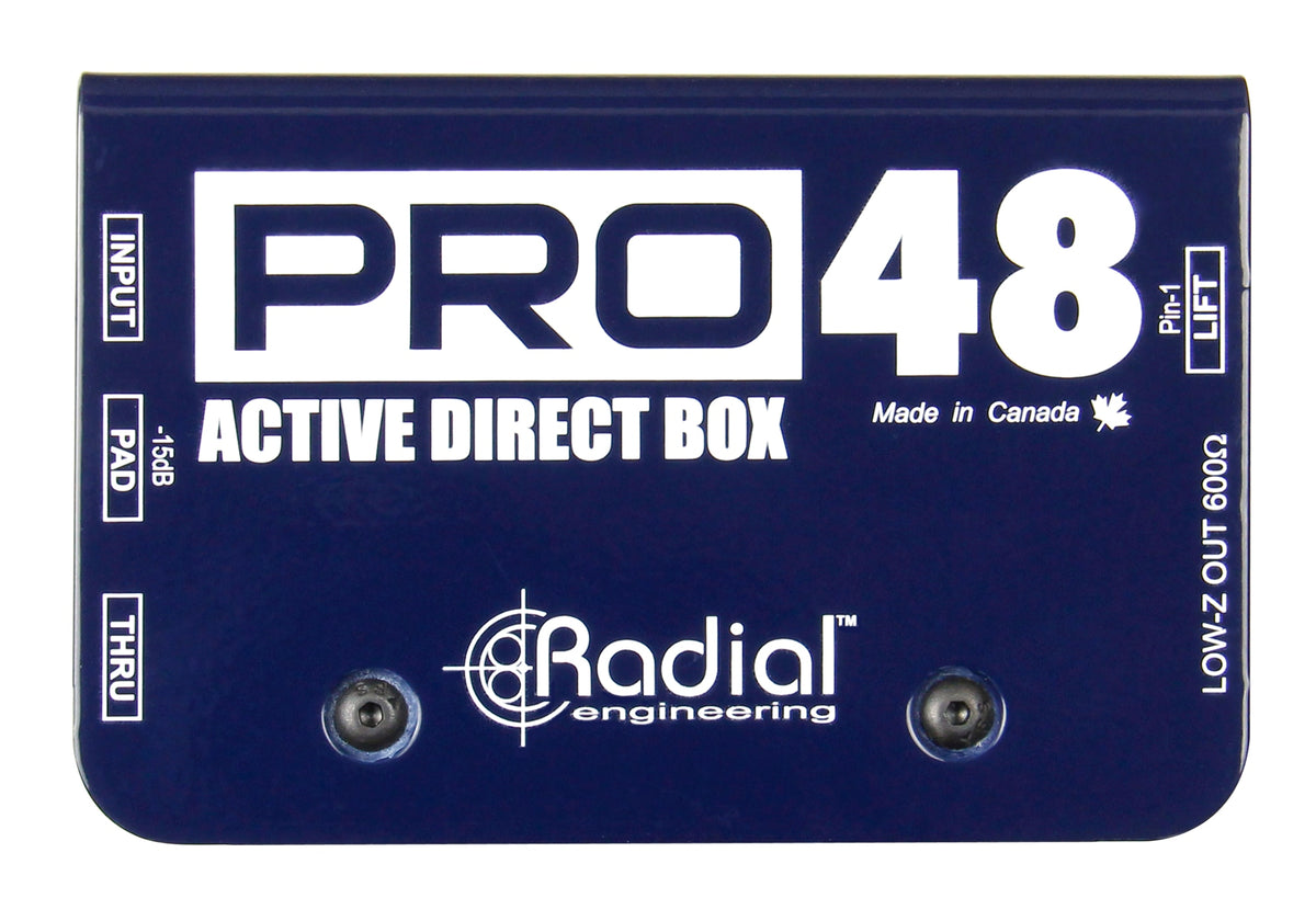 Caja Directa Activa Radial Pro48 imagen oficial del producto completo