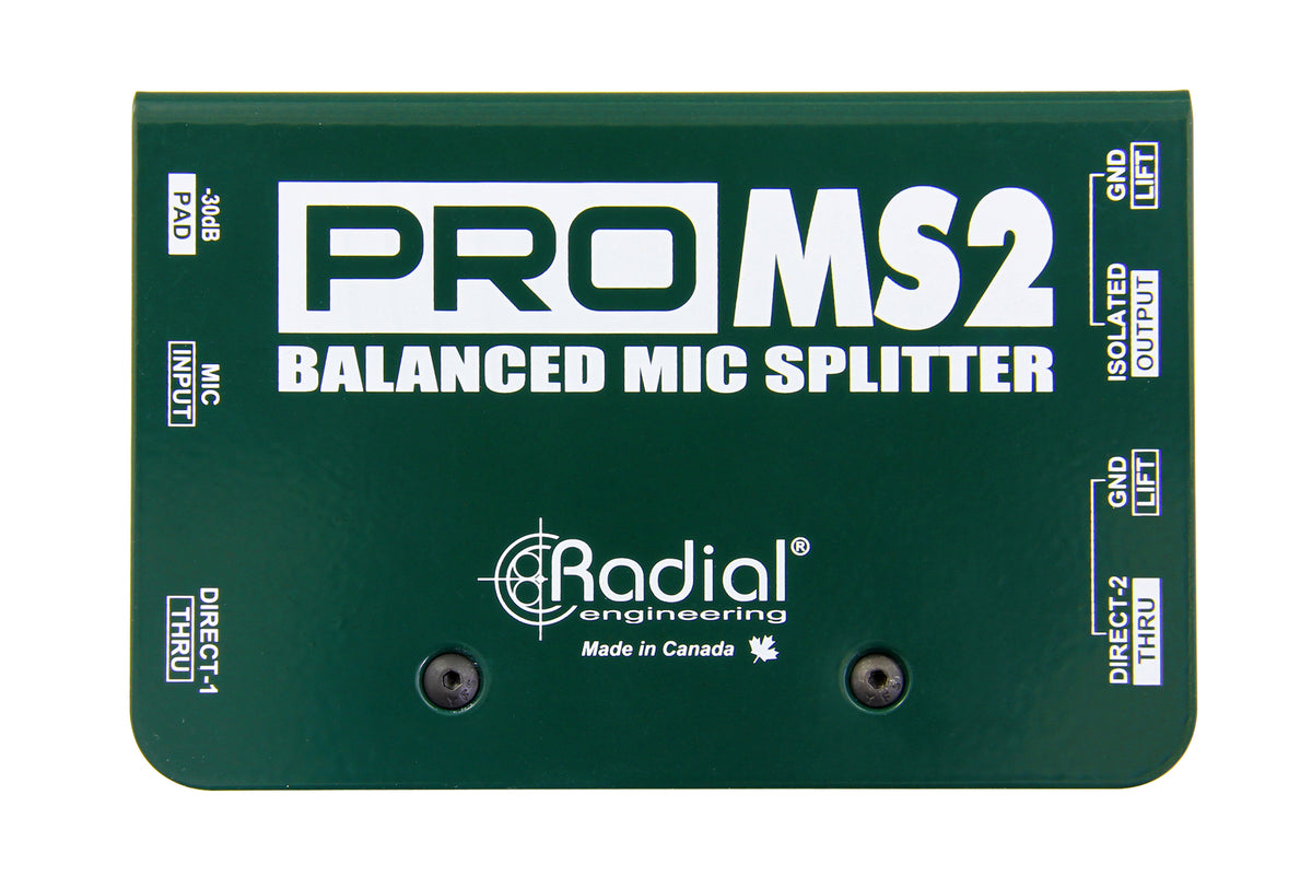 Splitter Pasivo para Micrófono Radial ProMS2 imagen oficial del producto completo