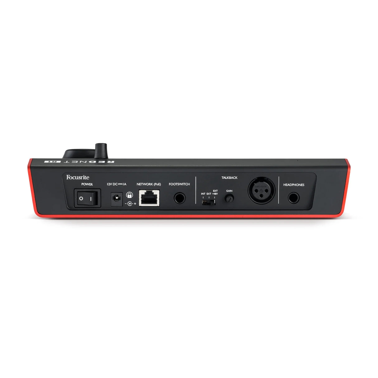 Focusrite RedNet R1 vista posterior