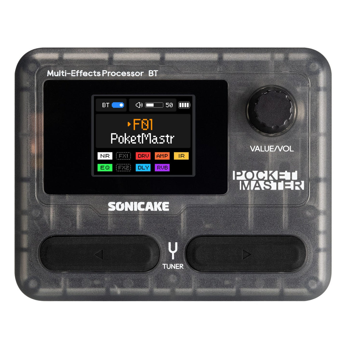 Sonicake Pocket Master QME-10TBK negro translúcido, imagen oficial sobre fondo blanco