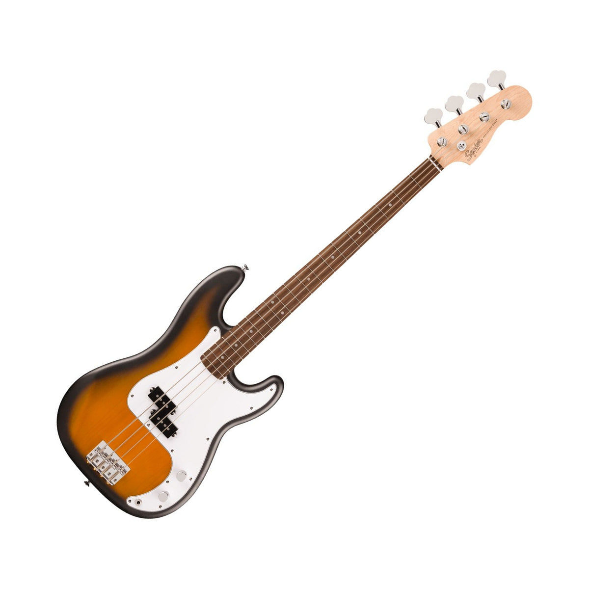 Bajo Fender Squier 4 Cuerdas Debut Precision Bass Sunburst 0379700503, portada diagonal