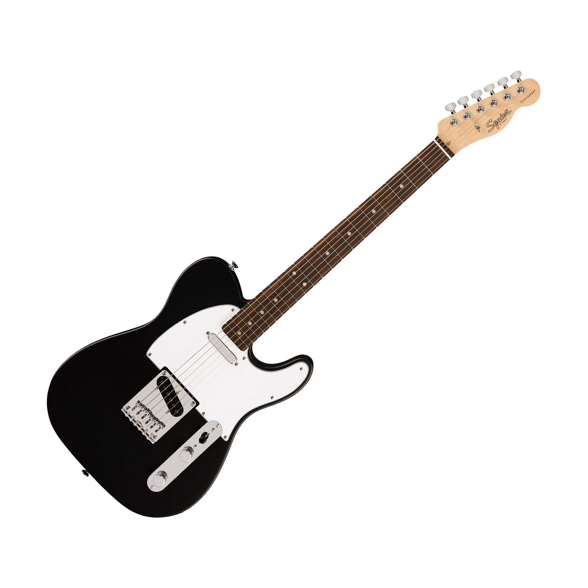 Guitarra Eléctrica Fender Squier Debut Telecaster BLK 0379670506 Negra, portada diagonal