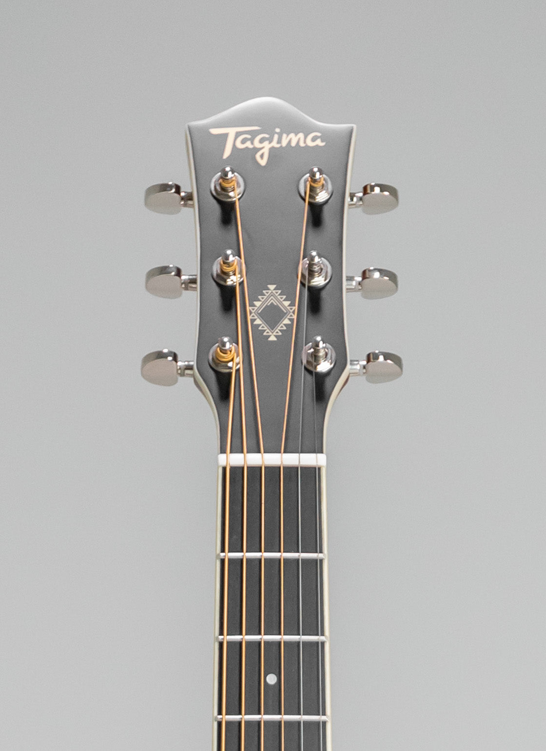 Guitarra Tagima Andes EQ natural, detalle del clavijero