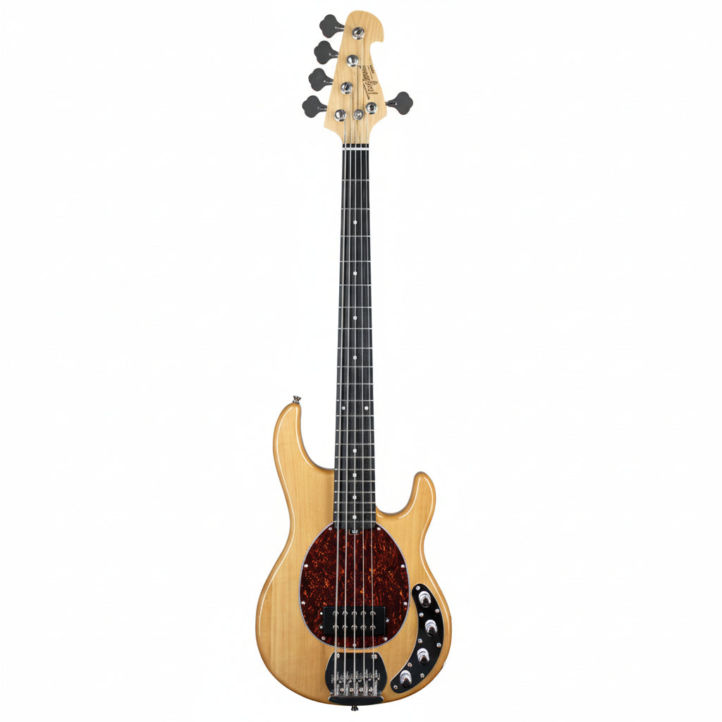 Bajo Tagima TBM-5 natural con golpeador tortoise, vista principal