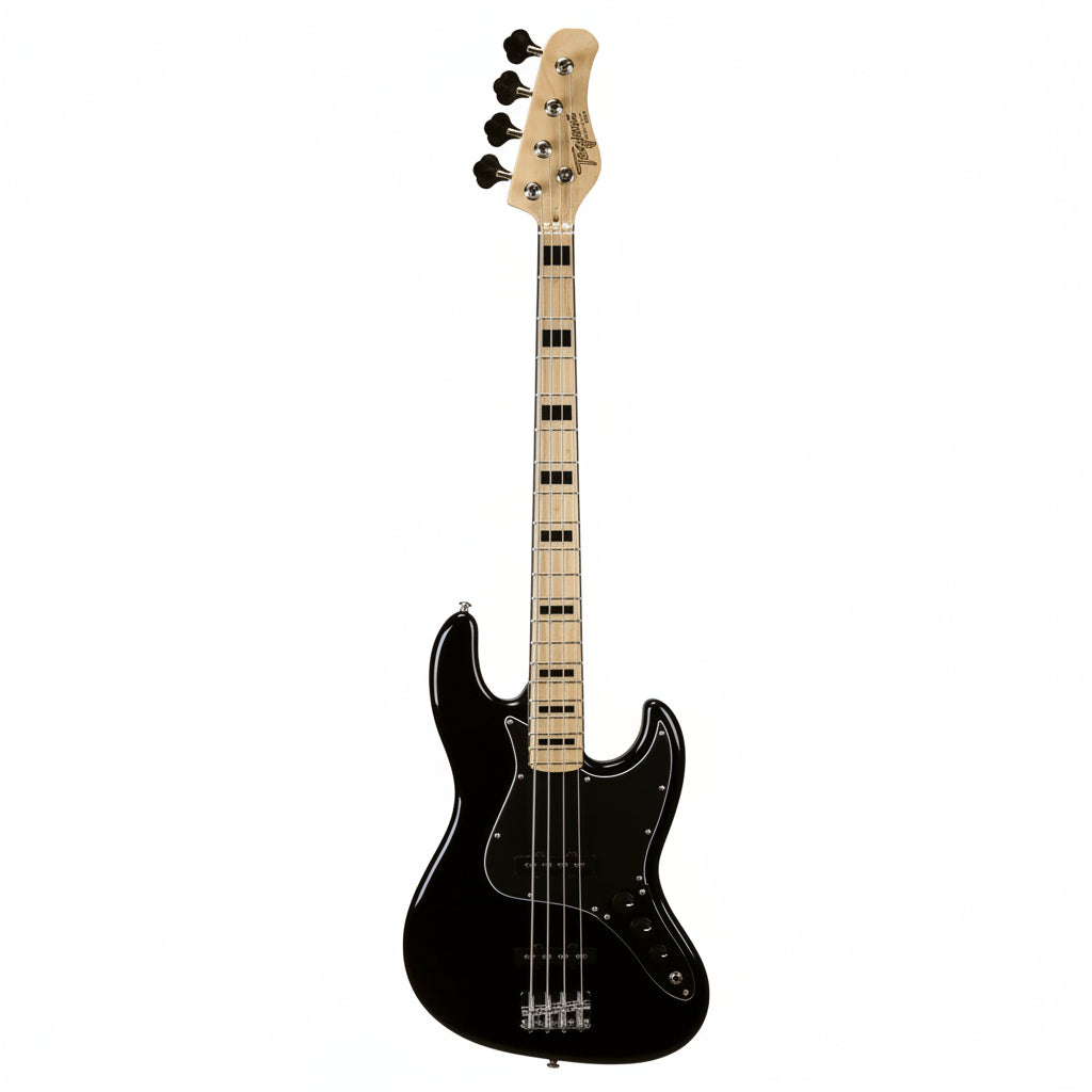 Bajo Tagima TJB-4 negro con golpeador negro, vista principal
