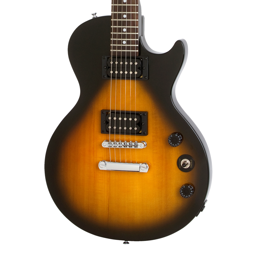 Detalle del cuerpo de la Epiphone Les Paul Special-II LE Vintage Sunburst