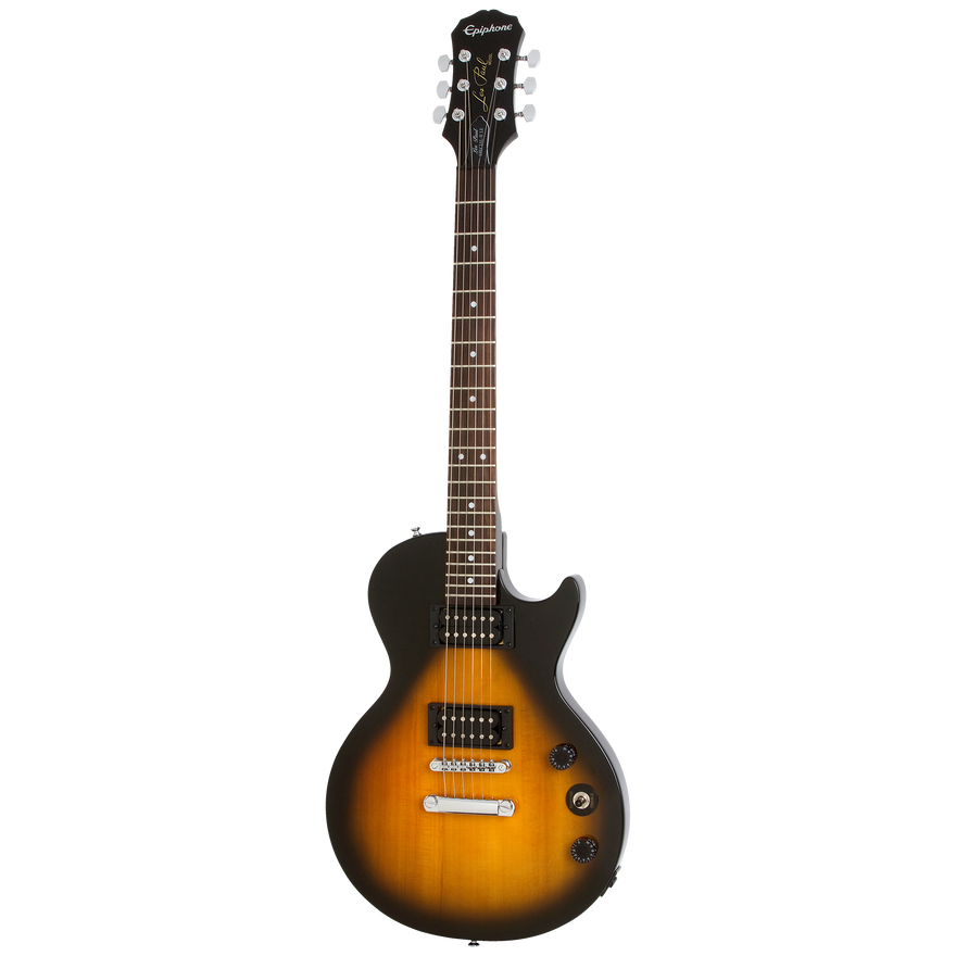 Vista frontal completa de la Epiphone Les Paul Special-II LE Vintage Sunburst