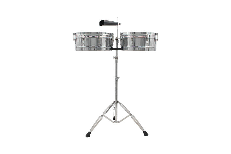 Set de timbales XINSEN TBBC100SZ en acabado cromado