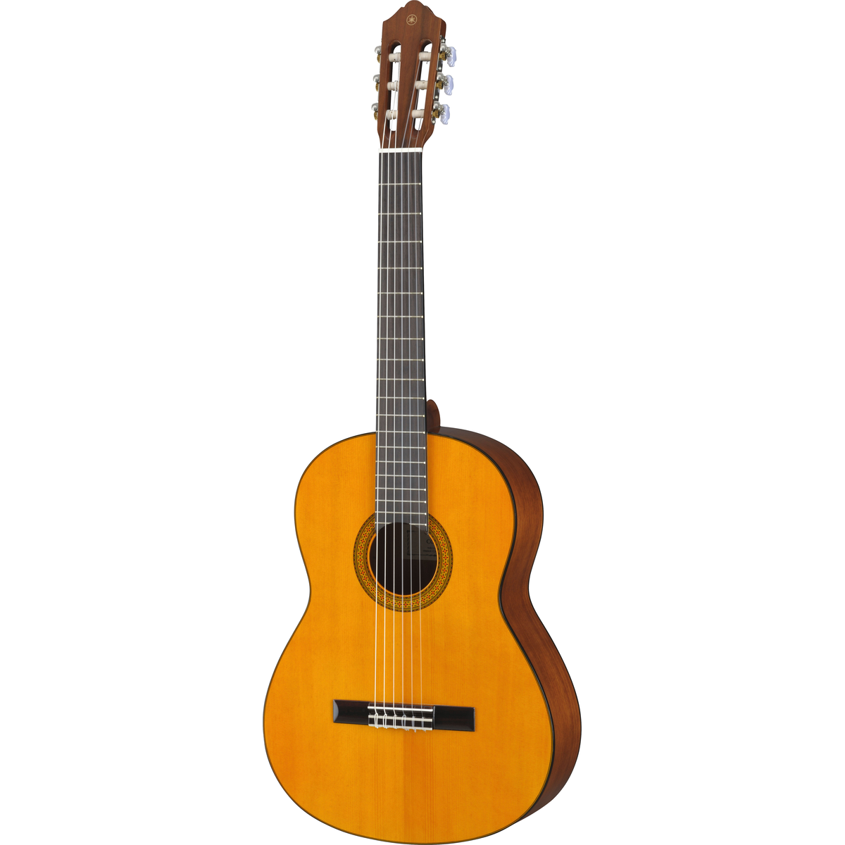 Guitarra clásica Yamaha CG102 completa, fotografía oficial frontal