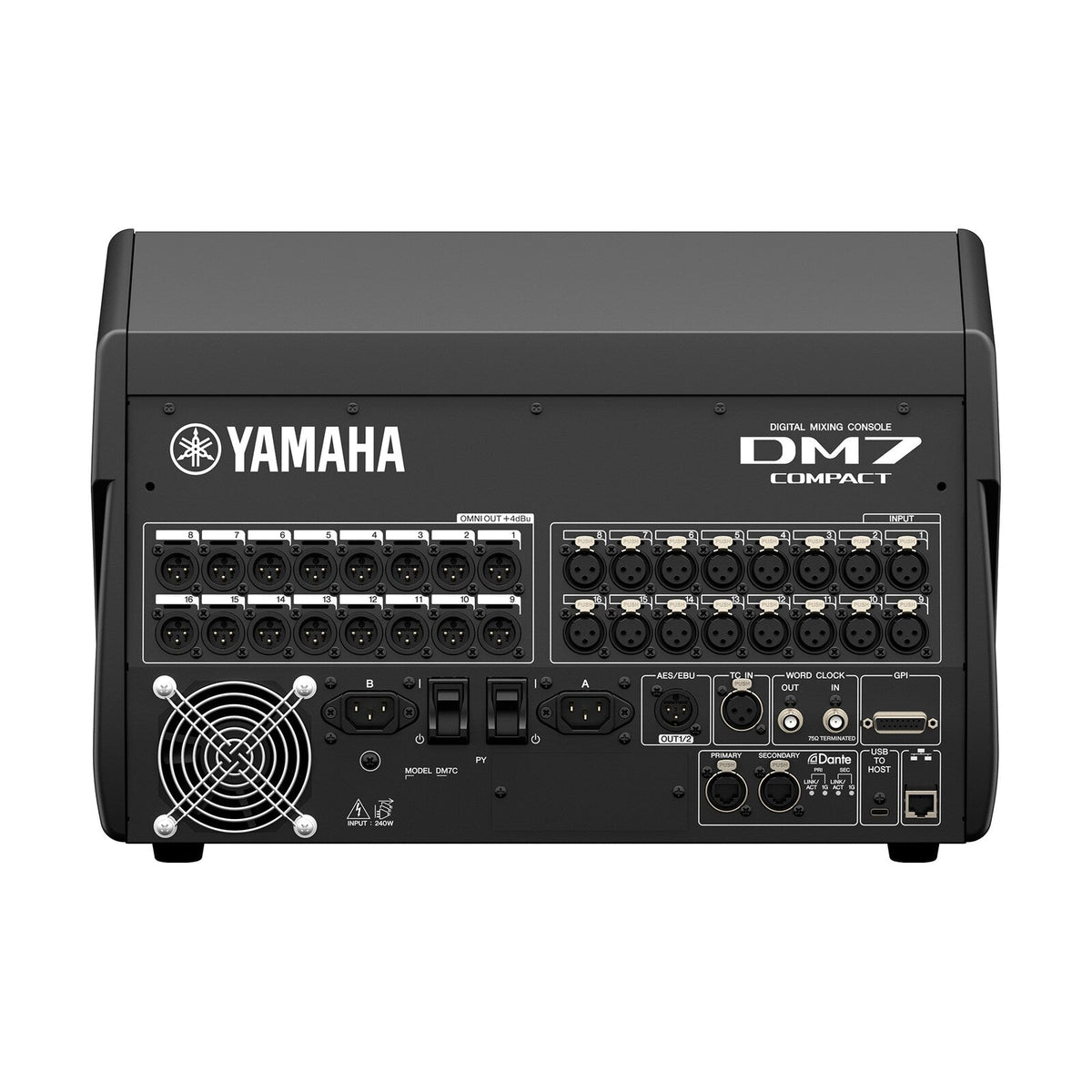 Consola Mezcladora digital Yamaha DM7C compacta