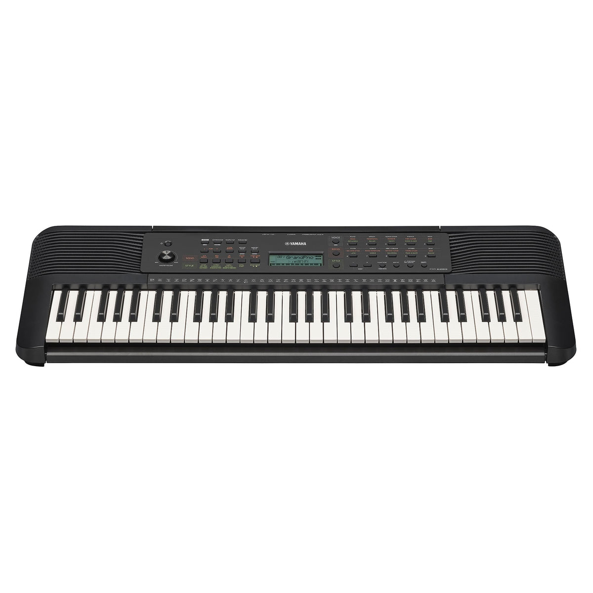 Teclado Yamaha PSR-E283, vista frontal