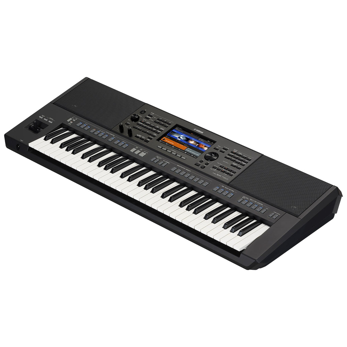Teclado Yamaha PSR-SX720, vista diagonal
