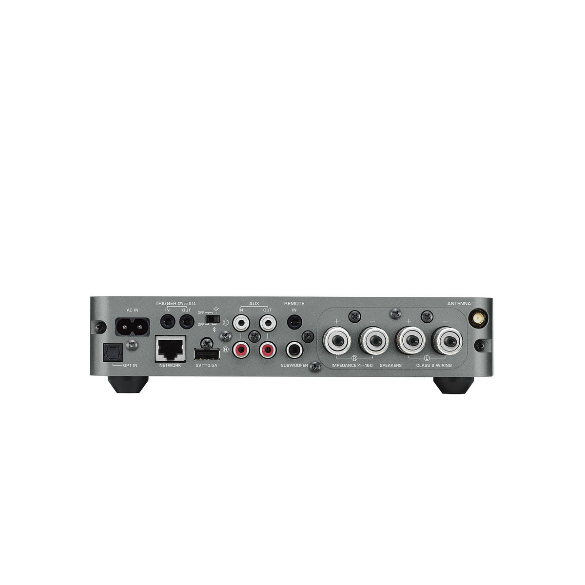 Amplificador Yamaha WXA50 - panel posterior