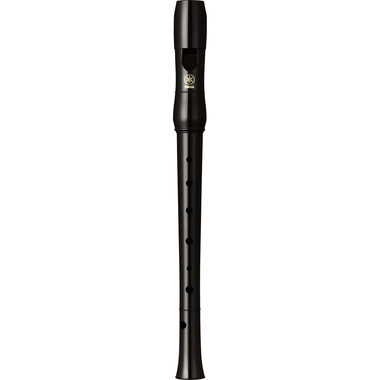 Flauta Yamaha Sopranino YRN-21, producto aislado sobre fondo blanco