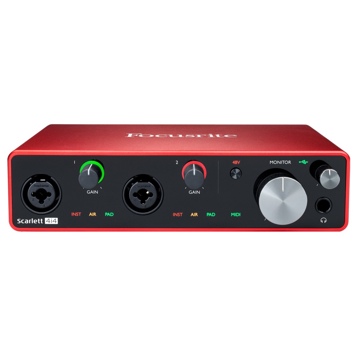 Interface Focusrite Scarlett 4I4 3RD GEN