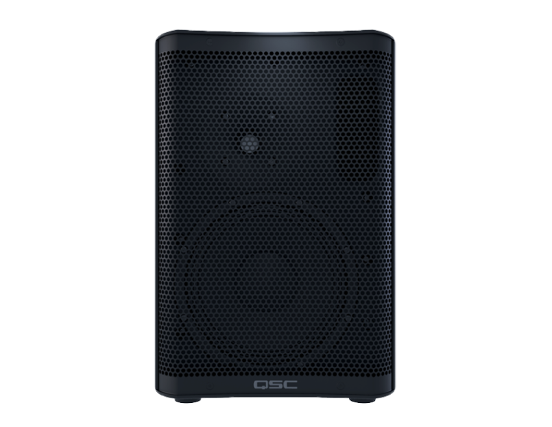 Cabina activa QSC CP8 vista frontal