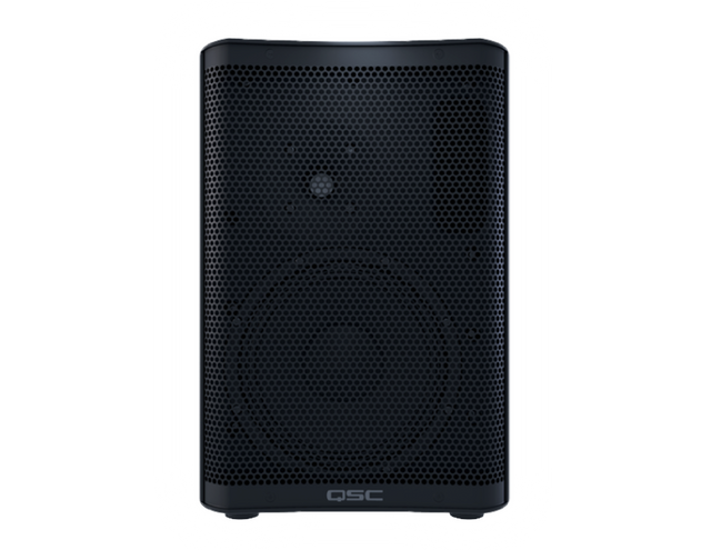 Cabina activa QSC CP8 vista frontal