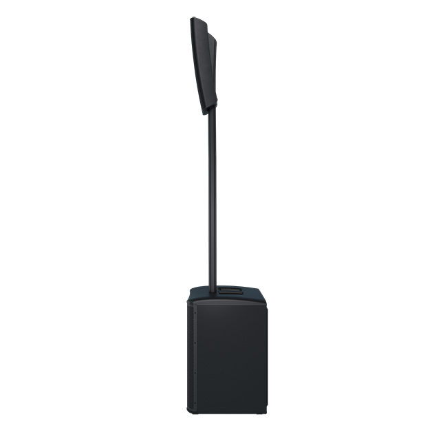 Sistema de columna QSC KC12 negro vista lateral
