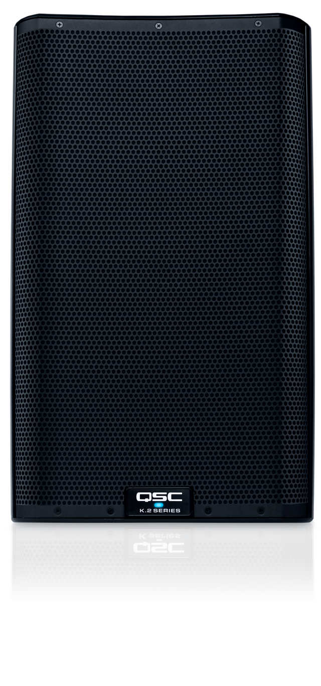 Cabina activa QSC K12.2 vista frontal