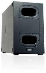 Subwoofer cardioide QSC KS212C vista opuesta