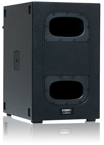 Subwoofer activo QSC KS112 vista posterior