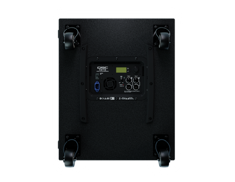 Subwoofer activo QSC KS118 vista posterior