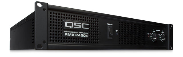 Amplificador QSC RMX2450a vista frontal