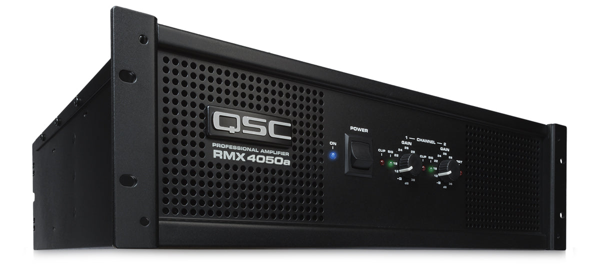 Amplificador QSC RMX4050a vista frontal