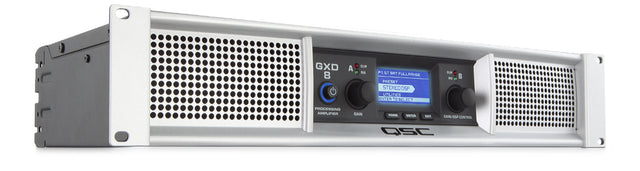 Amplificador QSC GXD8 vista frontal